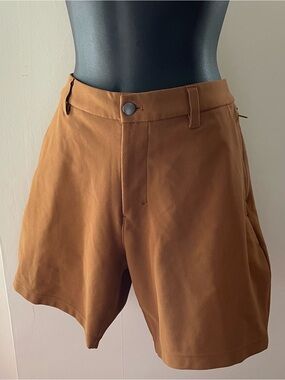 Lululemon Commission Classic Fit Short Cord Copper Brown Size 31